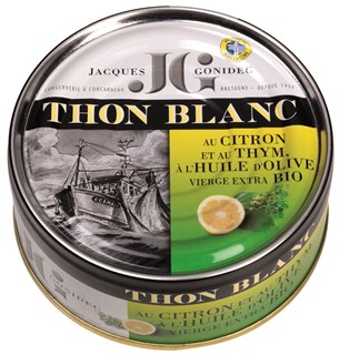 JGTBCT5B Thon Blanc Citron Thym Bio